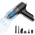 Aspirateur à main sans fil 6500 pa, aspirateur à main 3 en 1, souffleur d'air et pompe à main, aspirateur ... Aspirateur à main sans fil 6500 pa, aspirateur à main 3 en 1, souffleur d'air et pompe à main, aspirateur ...