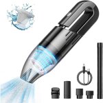 Aspirateur portable sans fil - mini aspirateur de voiture rechargeable pour la voiture, la maison, le ...