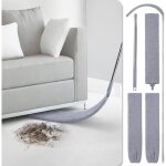 Aspirateur � poussi�re r�tractable, plumeau plat extensible vers le haut et deux housses en microfibre, ...