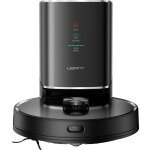 Aspirateur robot avec fonction serpillire + station de charge et de nettoyage u100 - gris