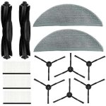 Pour aspirateur robot r1 / lidstro s1, brosse lat�rale principale, filtre hepa, chiffon de nettoyage ...