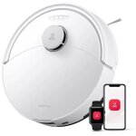 Aspirateur robot roborock q10 pf , robot aspirateur 10000pa, relevable 8mm, 150 min d'autonomie, alexa ...