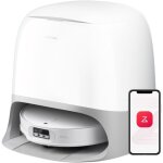 Aspirateur robot roborock qrevo curvx(qrevo slim version am�lior�e), 22000 pa, brosse et serpill�re flexiarm, ...