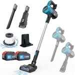 Aspirateur sans fil compatible avec makita 20 v, aspirateur � main sans balais portable 15000 pa, avec ...