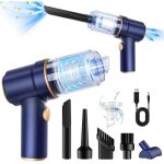 Aspirateur sans fil rechargeable usb, mini aspirateur de voiture, suction puissante, portable et pratique. ...