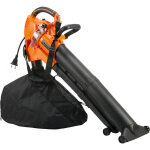 Aspirateur - souffleur de feuilles - outsunny - 3000w - 3 - en - 1 - fonction broyage - plastique pp ...