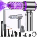 Aspirateur de voiture puissant, 15 000 pa, 4 en 1, 3 vitesses, avec filtre hepa, mini sans fil Aspirateur de voiture puissant, 15 000 pa, 4 en 1, 3 vitesses, avec filtre hepa, mini sans fil