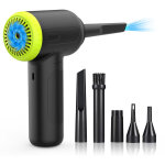 Aspirateur voiture souffleur pc electrique 2 en 1?6000 mah?5500 tr / min 3 vitesses bombe air sec - nettoyage ...