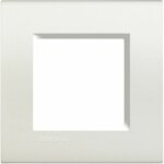 Assiette carr�e livinglight blanche 2 modules lna4802bi
