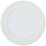 Assiette creuse blanche, lot de 15, natural bibo