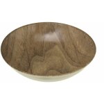 Assiette creuse design bois mood