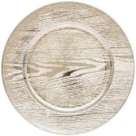 Assiette dcorative en bois,  33 cm