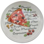 Assiette � pizza 33 cm 4 saisons
