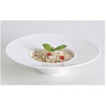 Assiette  risotto blanche 22 cm - rings - cosy & trendy