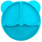 Assiettes en silicone pour tout - petits et b�b�s, compatibles lave - vaisselle et micro - ondes, antid�rapant ...