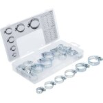 Bgs technic - assortiment de 25 colliers de serrage pour durites - type serflex
