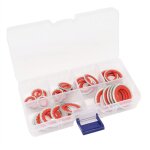 Assortiment de 60 joints climatisation, compresseur climatisation automobile, kit rondelles d'étanchéité ... Assortiment de 60 joints climatisation, compresseur climatisation automobile, kit rondelles d'étanchéité ...