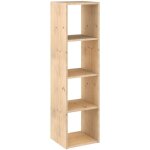 Astigarraga - etagère 4 cases bois 140cm dinamic - 4 Astigarraga - etagère 4 cases bois 140cm dinamic - 4
