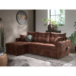 Bestmobilier - astoria - canapé d'angle réversible - convertible avec coffre - style industriel - 4 places ... Bestmobilier - astoria - canapé d'angle réversible - convertible avec coffre - style industriel - 4 places ...