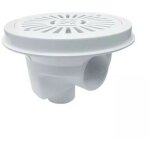 Bonde de fond  200 mm avec grille plate liner - 27839 - fluidra
