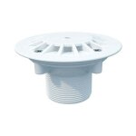 Buse de fond de piscine en bton avec filetage extrieur 2'', intrieur 50mm