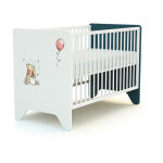 At4 - lit b�b� 60x120 disney exploring winnie bleu canard et blanc