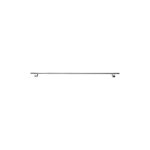 1 tringle extensible embout cylindre - inox - 50 - 80cm - diamtre 10