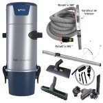 Aspiration centralisée aertecnica ts2 (jusqu'à 400 m²), sans sac - garantie 3 ans - avec 1 trousse flexible ... Aspiration centralisée aertecnica ts2 (jusqu'à 400 m²), sans sac - garantie 3 ans - avec 1 trousse flexible ...