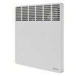 Atlantic - radiateur convecteur �lectrique 1250 w f617 horizontal, bo�tier digital programmable, blanc ...