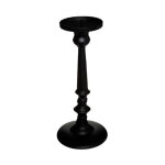 Bougeoir en m�tal 'romance' 31cm noir