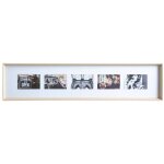Cadre ple - mle en bois 5 photos 10x15cm 'axel' - beige - l 97, 3 x p 4, 9 x h 22, 2 cm - livraison ...
