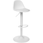 Atmosphera - chaise de bar ajustable aiko blanc cr�ateur d'int�rieur