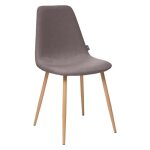 Chaise roka coloris gris fonc atmosphera