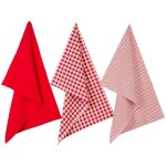 Lot de 3 torchons coton 45x70cm atmosphera cr�ateur d'int�rieur