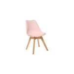 Atmosphera - lot de 4 chaises diner baya rose