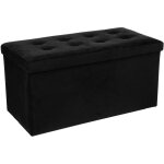 Atmosphera - banquette coffre pliable lysandre - 76 x h. 38 cm