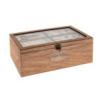 Bote  couture en bois 'gaverny' 30cm naturel