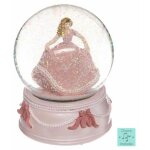 Atmosphera - boule � neige musicale princesse 14cm rose