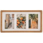 Cadre photo collage miliea avec 3 emplacements pour photos, design mangobaum en verre ? atmosphera cr�ateur ...