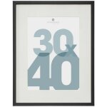 Atmosphera - cadre photo manu noir 30x40 cm