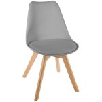 Atmosphera - chaise baya pieds htre gris crateur d'intrieur