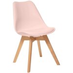 Atmosphera - chaise baya pieds htre rose crateur d'intrieur