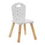 Chaise enfant douceur toiles blanc atmosphera