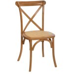 Chaise isak ch�ne naturel beige atmosphera cr�ateur d'int�rieur