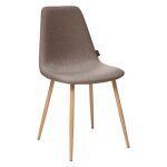 Atmosphera - lot de 2 chaises roka gris taupe créateur d'intérieur Atmosphera - lot de 2 chaises roka gris taupe créateur d'intérieur