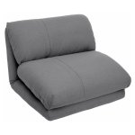 Atmosphera - chauffeuse convertible 1 place 'marza' 78cm gris Atmosphera - chauffeuse convertible 1 place 'marza' 78cm gris