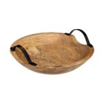 Coupelle d�co en bois 'wild' 29cm naturel