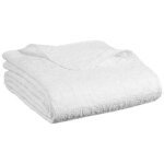 Dessus de lit 240x260 + 2 taies arabesque ivoire.