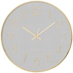 Horloge 3d laure gold d30cm atmosphera cr�ateur d'int�rieur
