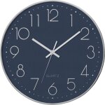Horloge 3d laure silver d30cm atmosphera crateur d'intrieur
